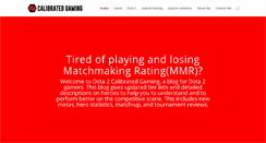 Desktop Screenshot of calibratedgaming.com